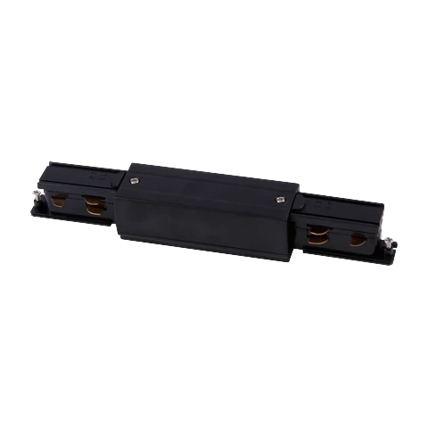 Straight connector Black for the HAOTAI 6-wire DALI track platform