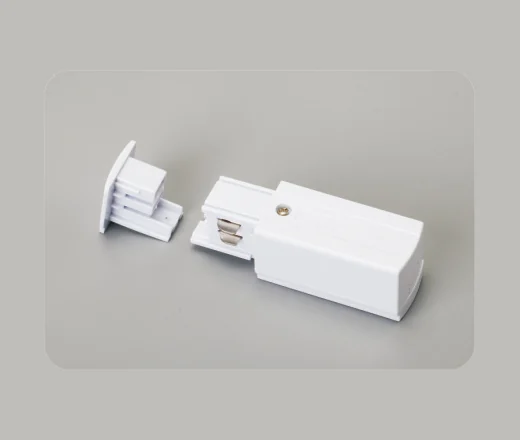 Power connector & end cap for F0440 surface 3phase track