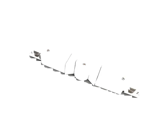 Mini straight connector for F0440 surface 3phase track